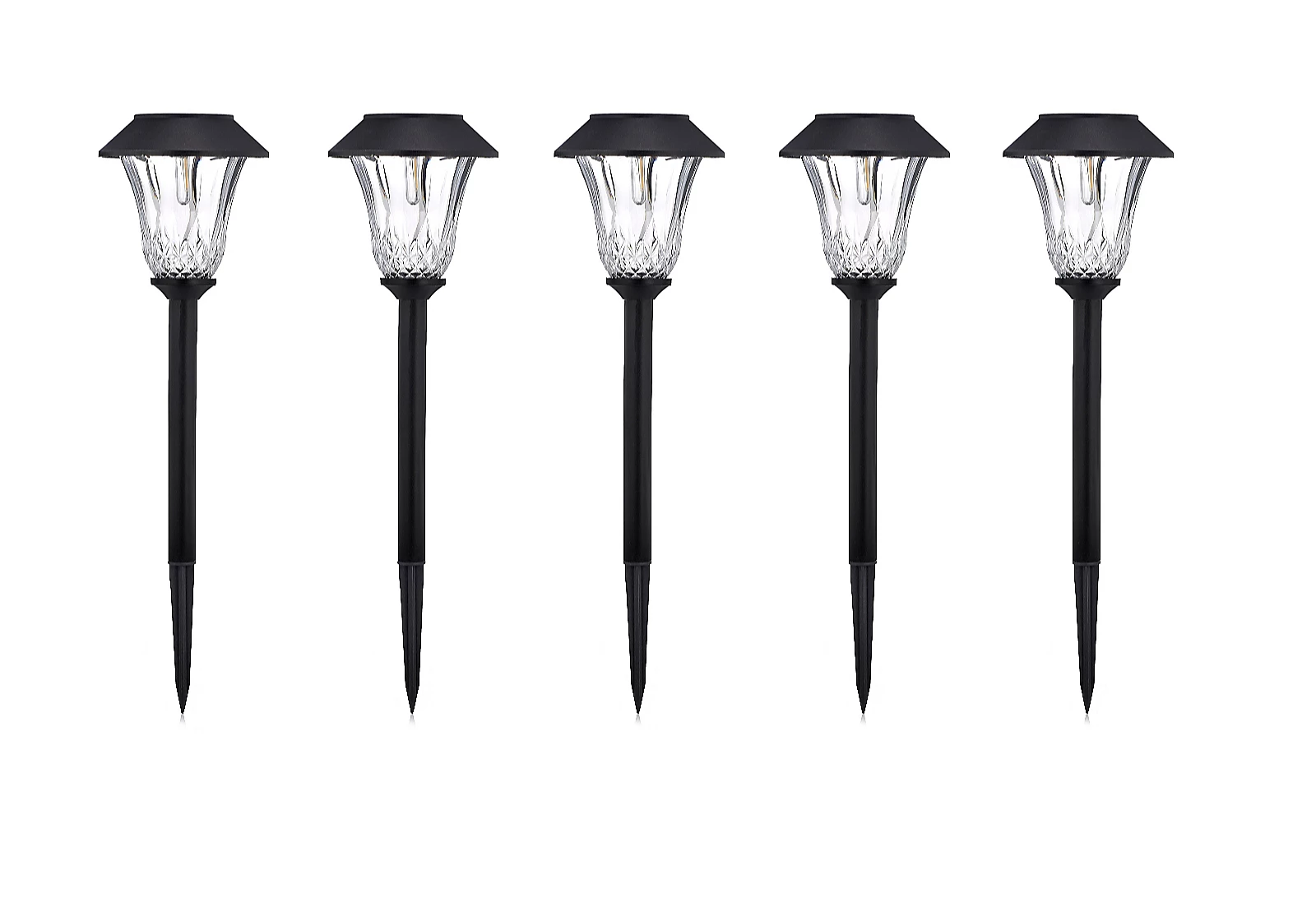 Luxform Set van 5 5 Lumen Filament LED tuinverlichting